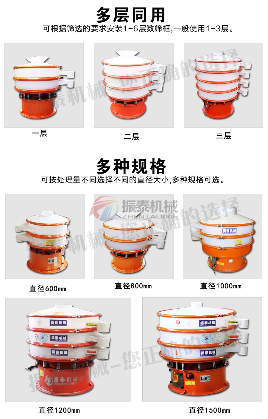 塑料振動篩規(guī)格型號齊全
